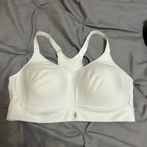 Under Armour White Racerback Sports Bra